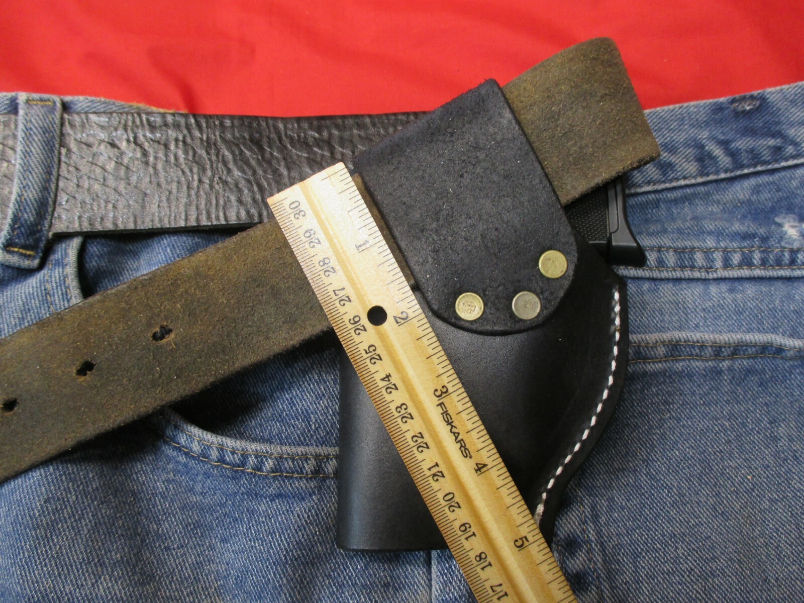 Leather Holster for Ruger 380 LCP & LCP II with/without Crimson Trace Laserguard