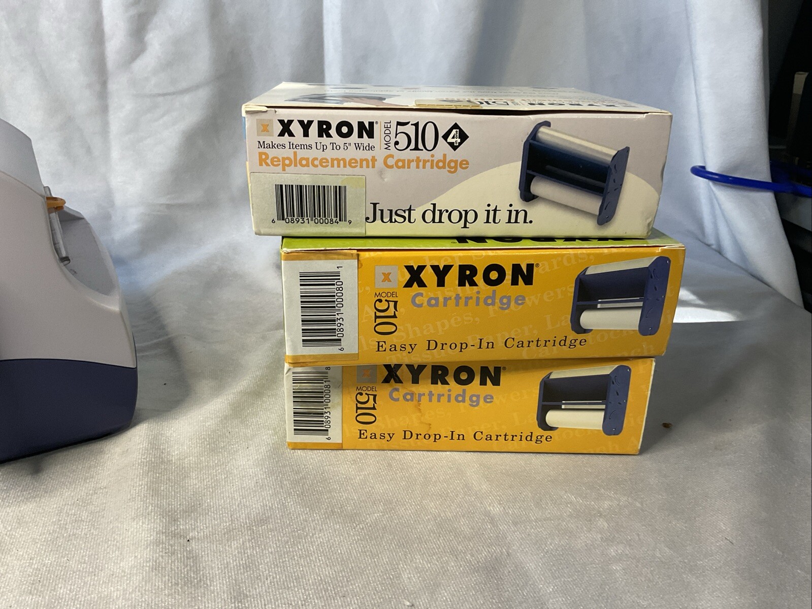 Xyron Creative Station 510 Sticker Maker Laminator PLUS 3 Replacement Cartridges