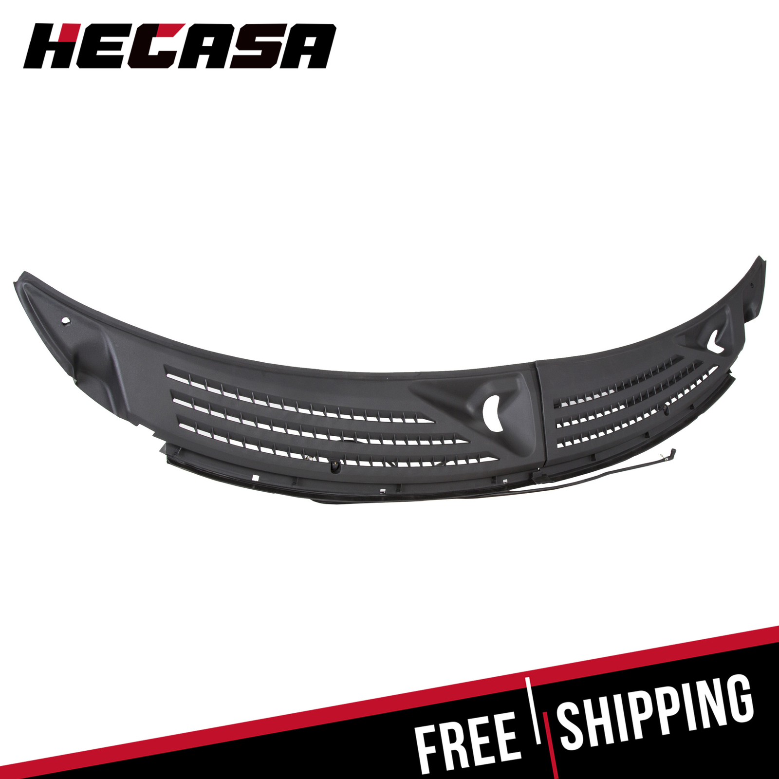 For 09-14 Ford F150 Windshield Wiper Cowl Panel Grille Set w/ Seals Left + Right