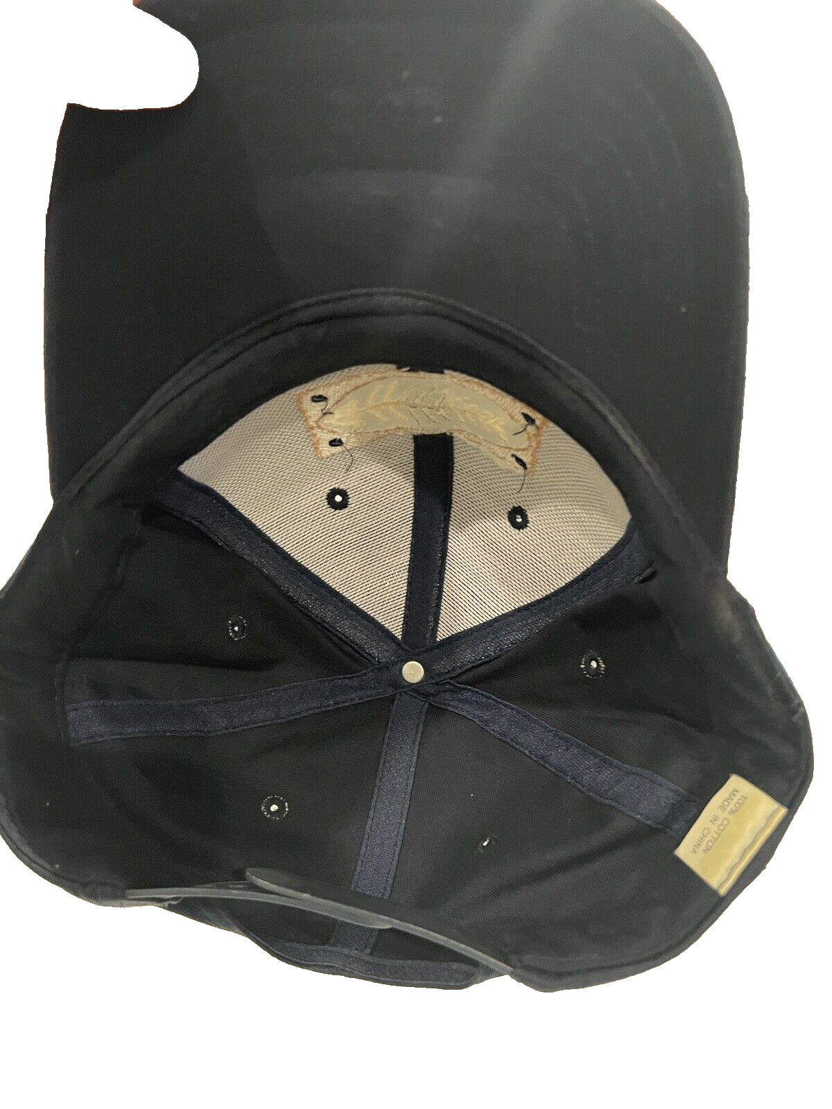 Key West Cap Hat Navy Blue With Fish Patch Snapback Fabric