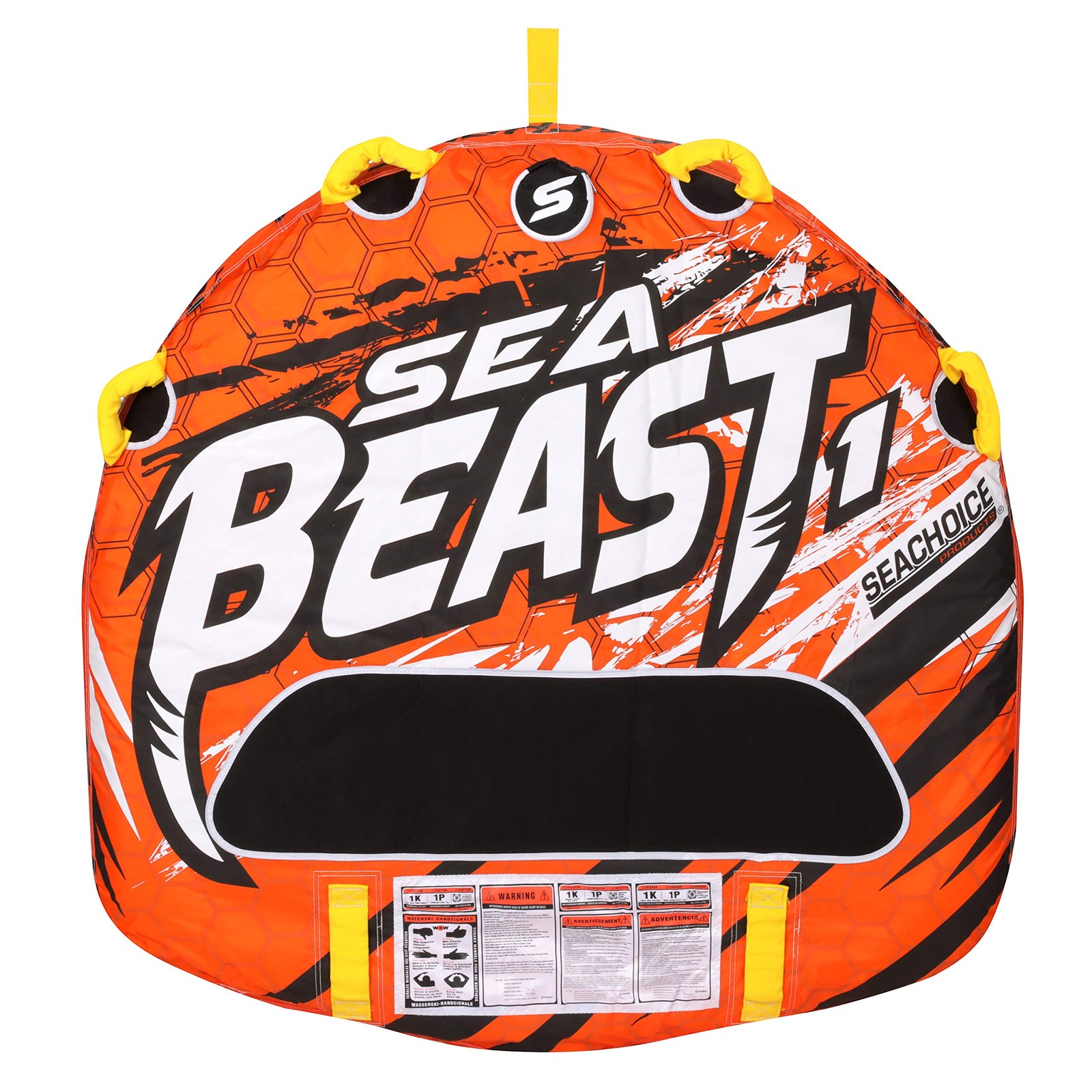Seachoice Sea Beast 1 Deck Tube, Reinforced Towing System, Foam Handles w/ Knuck