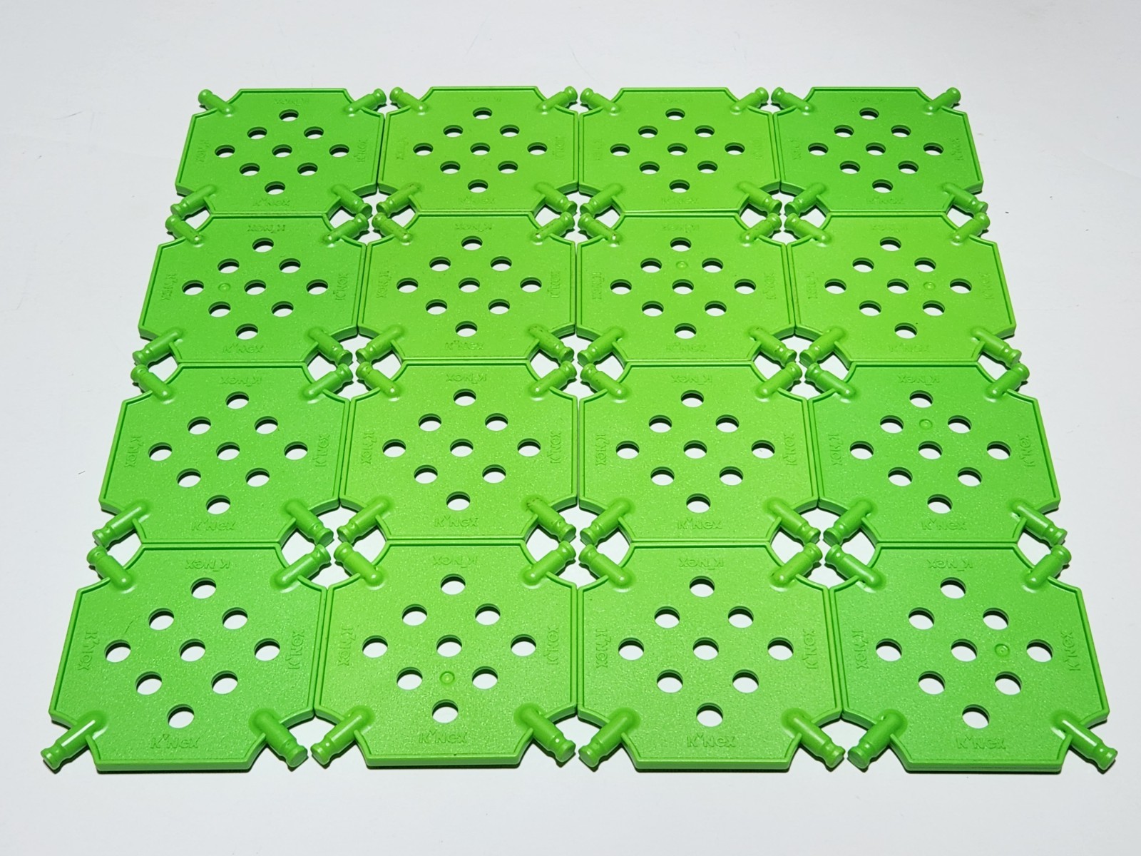 16 NEW K'NEX Light Green Square Panels Plate Platform Base 2.25 Replacement KNEX