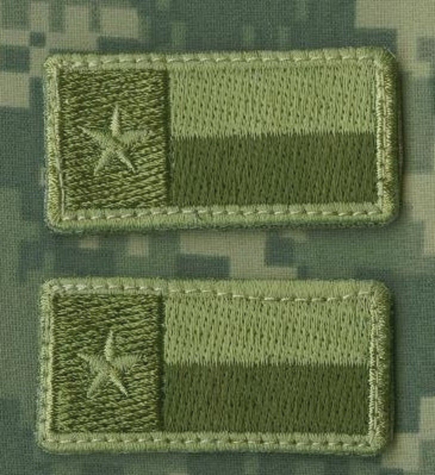 DAESH BASHER JTF GREEN BERETS US ADVISERS in MOSUL vêlkrö 2" 2-TAB: TEXAS Flag