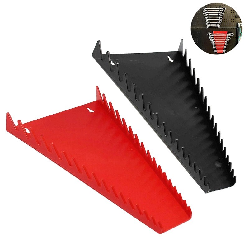 2 Pack Plastic Wrench Organizer, Wrench Holder Set for Tool Box Drawer Chest