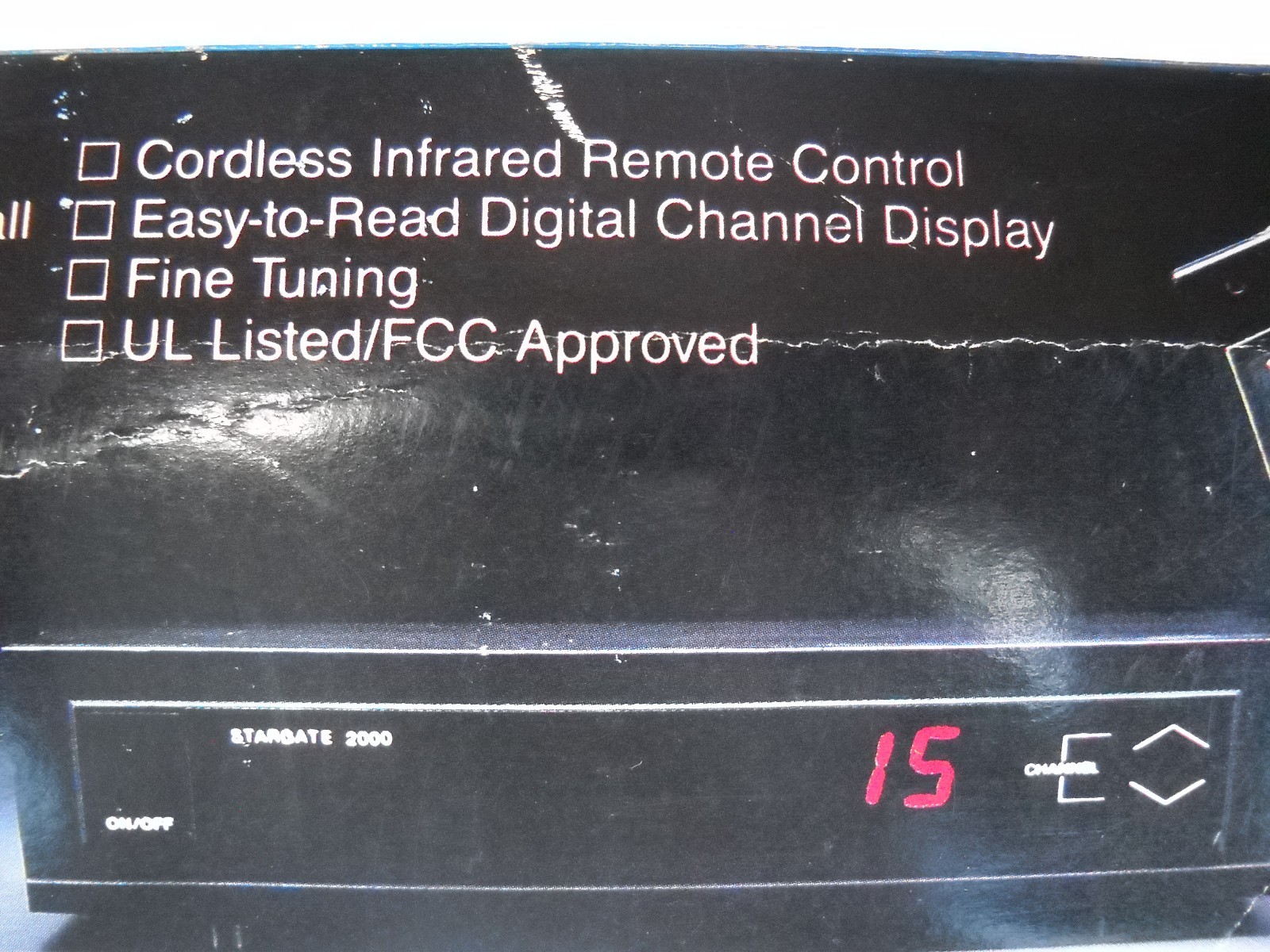 STARGATE 2000 CORDLESS CATV CONVERTER BOX