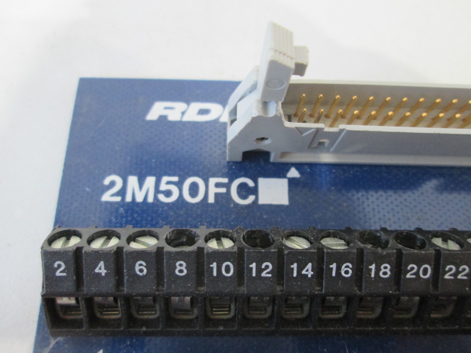 TE, 2M50FC, Connectivity Terminal Block PCB, Used