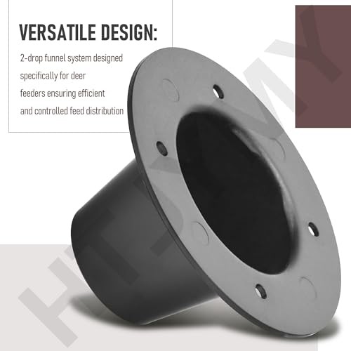 2" Drop Funnel for Deer Feeder, Versatile Funnel for Deer Feeder, Adopt