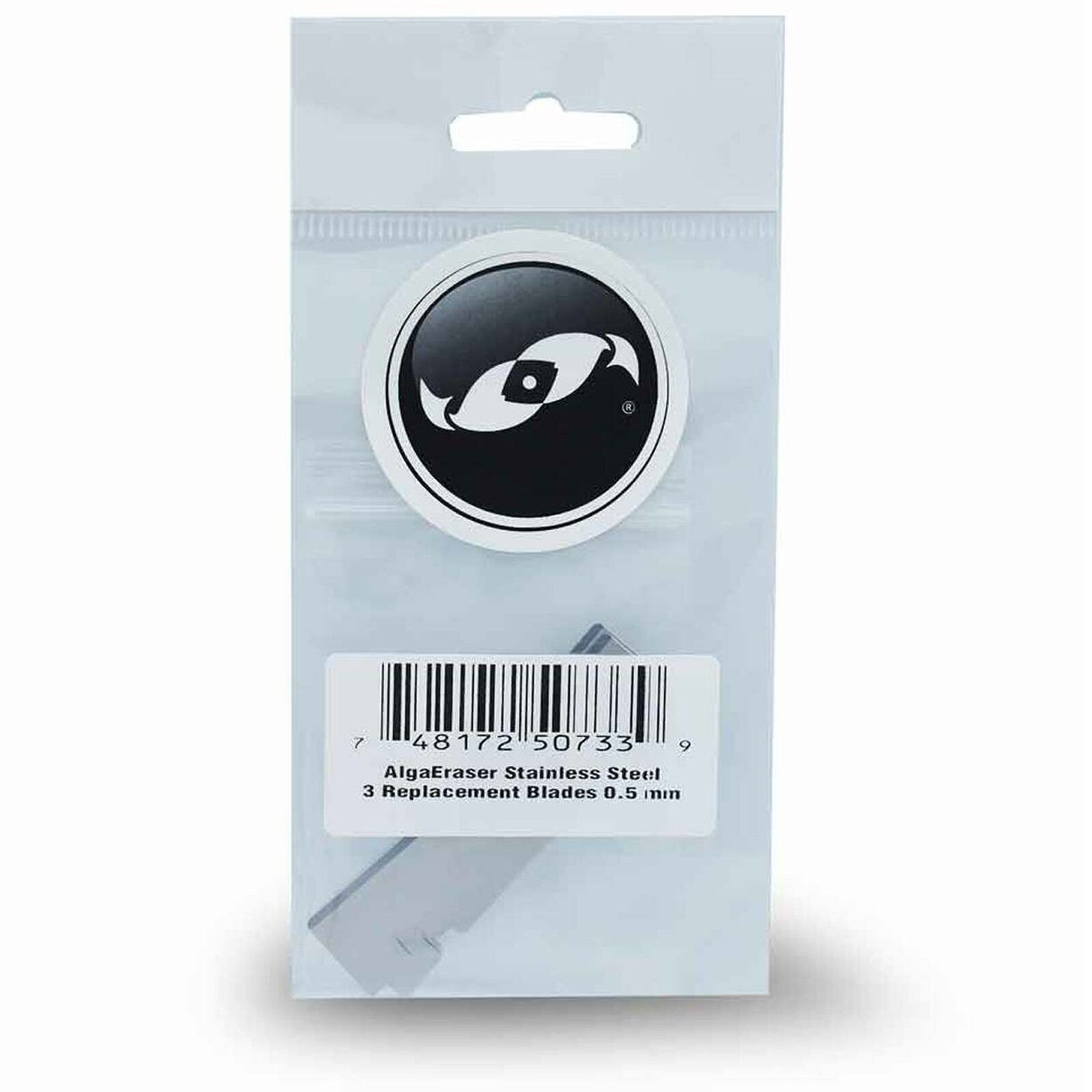 Two Little Fishies AlgaEraser 3 Stainless Steel Replacement Blades 0.5mm Thick