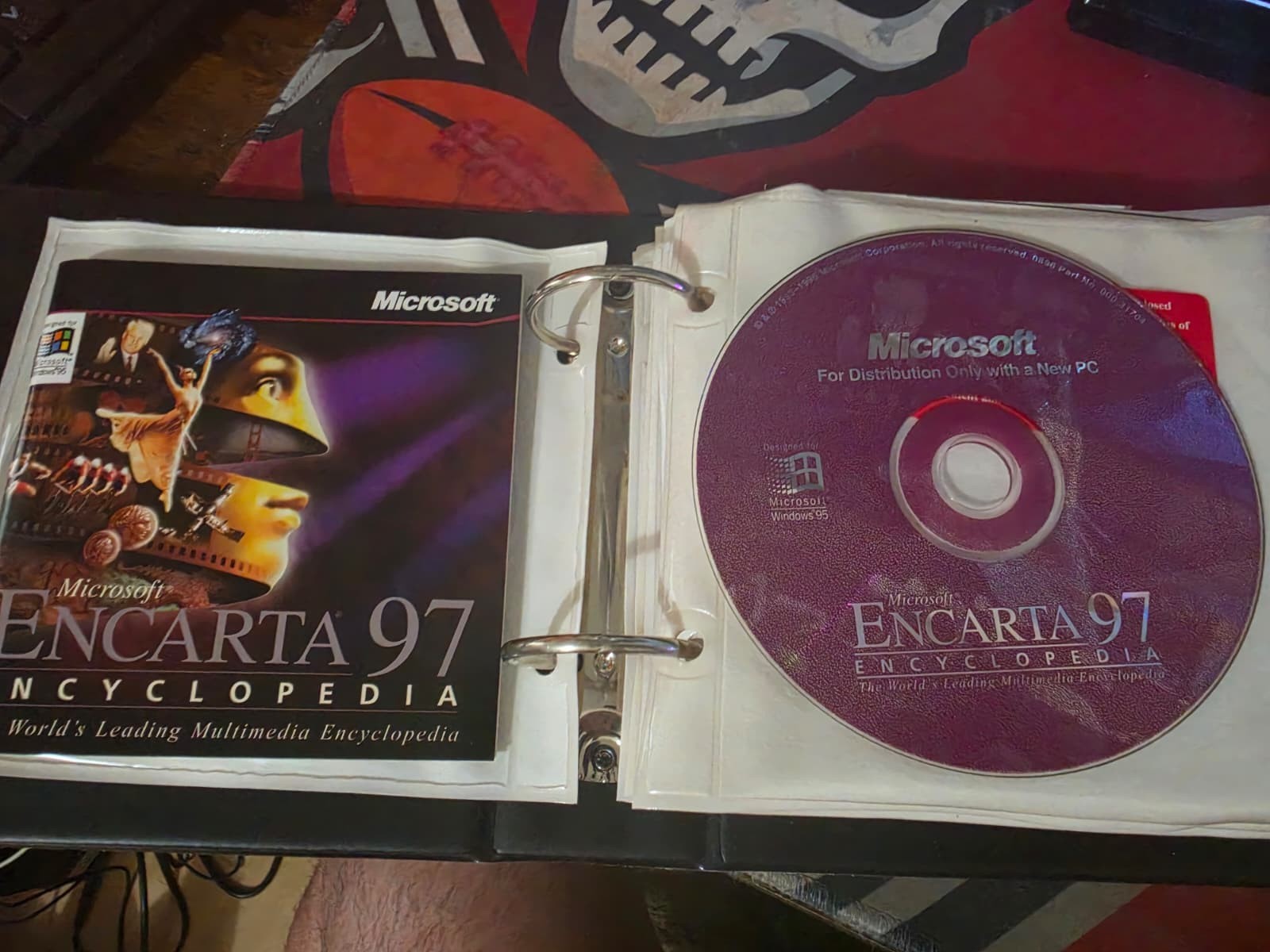 Gateway Software Storage Binder CD Holder, Original Vintage, 11 CD,s