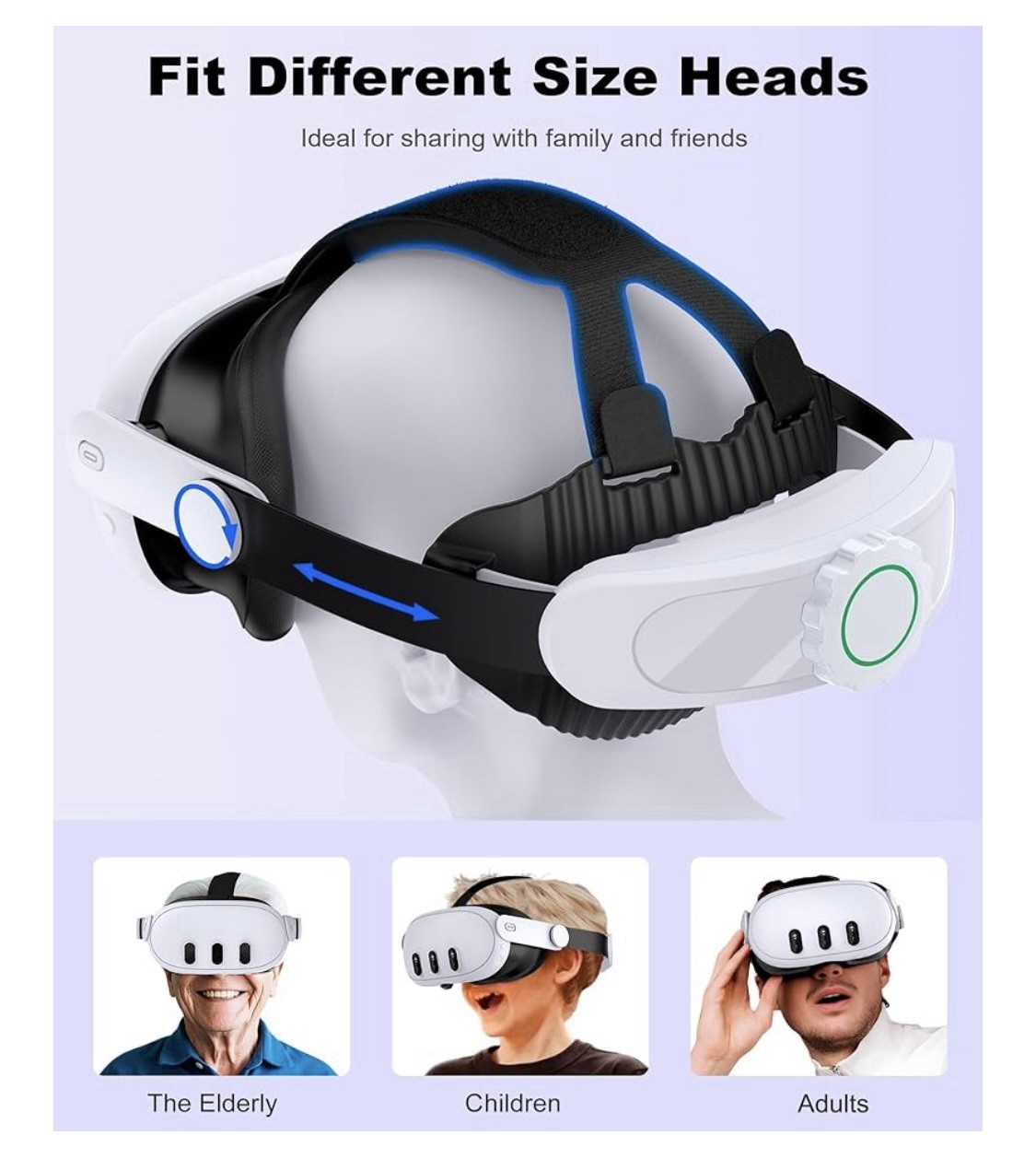 Comfort Support Head Strap for Quest 3S/3/2
