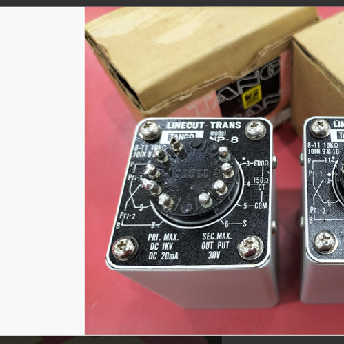 TANGO NP-8 Line Output Transformers Pair Audio Transformer Tested Working Japan