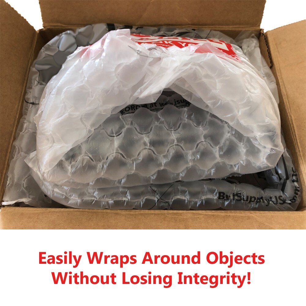 75 feet 1/2" LARGE + 175 feet 5/16" MEDIUM KwikAir® Bubble Cushion Wrap Roll
