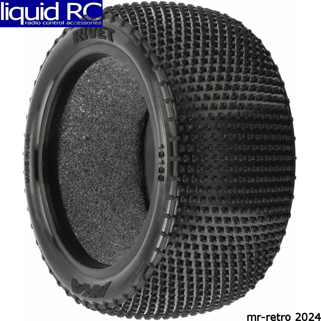 AKA Racing 13135GR 1:10 Rivet Soft Carpet Rr Off-Road Buggy Tires 2