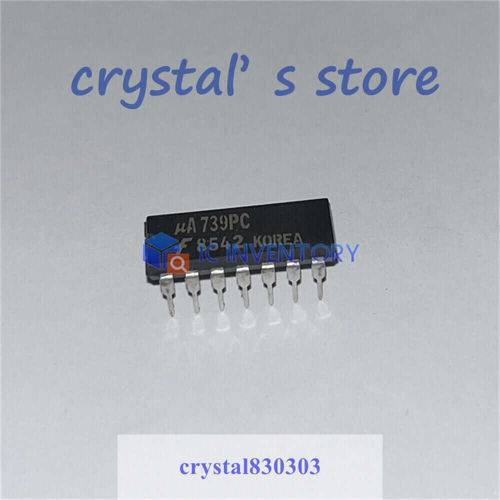 1pcs UA739PC Dual Audio Operational Amplifier / Preamplifier