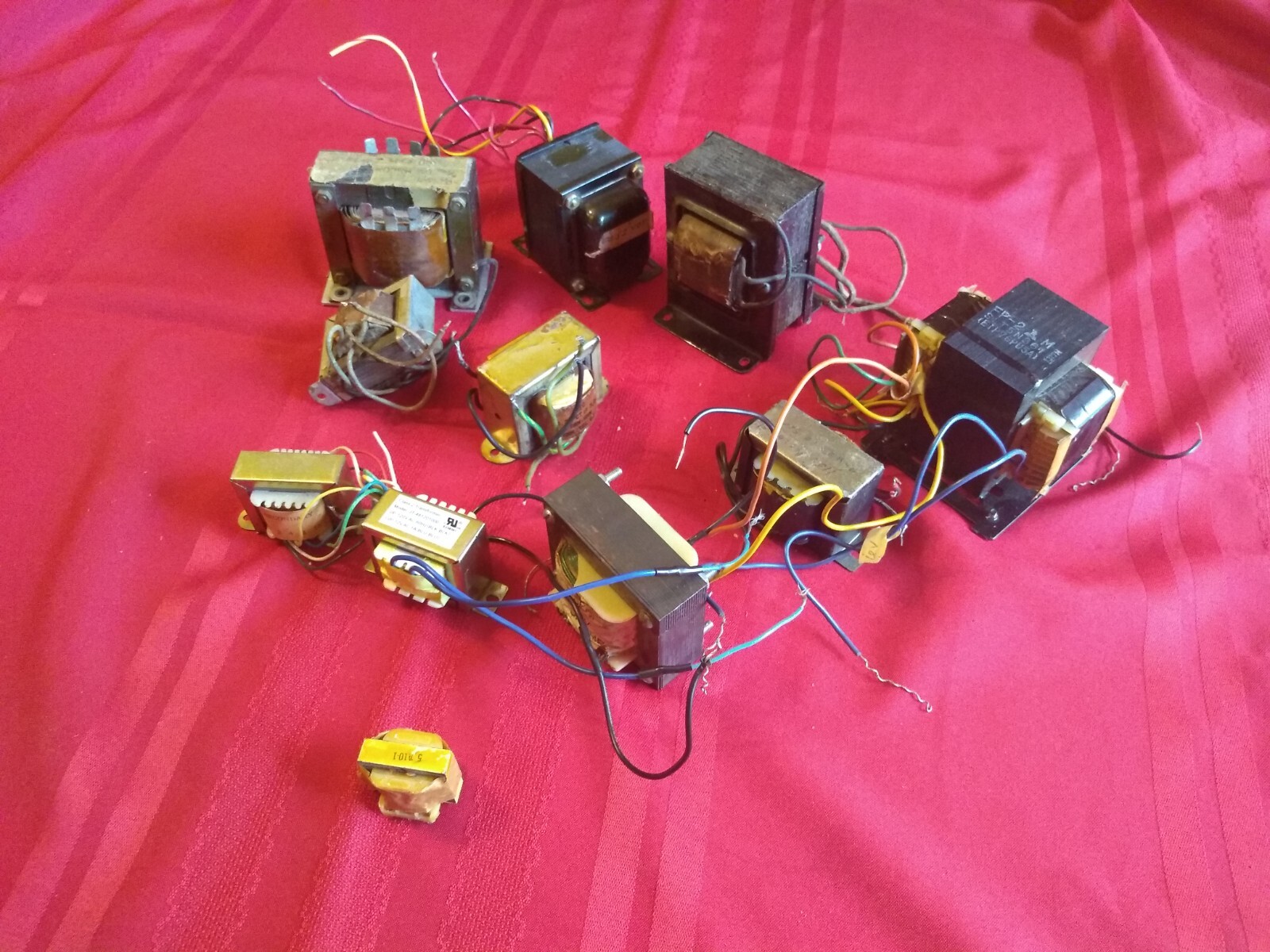 Lot of 11 Vintage Power Transformers Small and Large