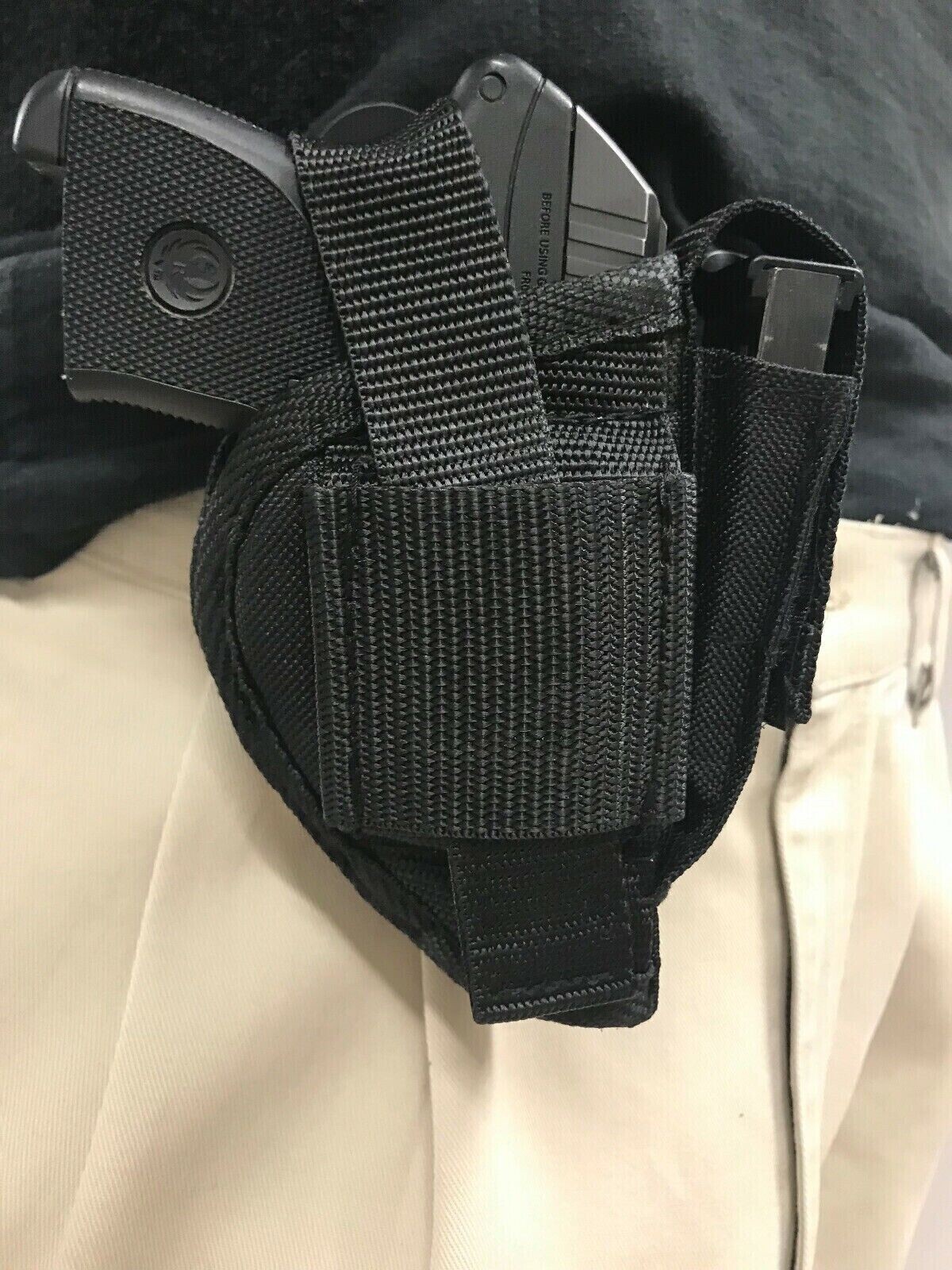 Outside  Waistband Belt Holster with Magazine Pouch Raven 25 Titan Excam Targa