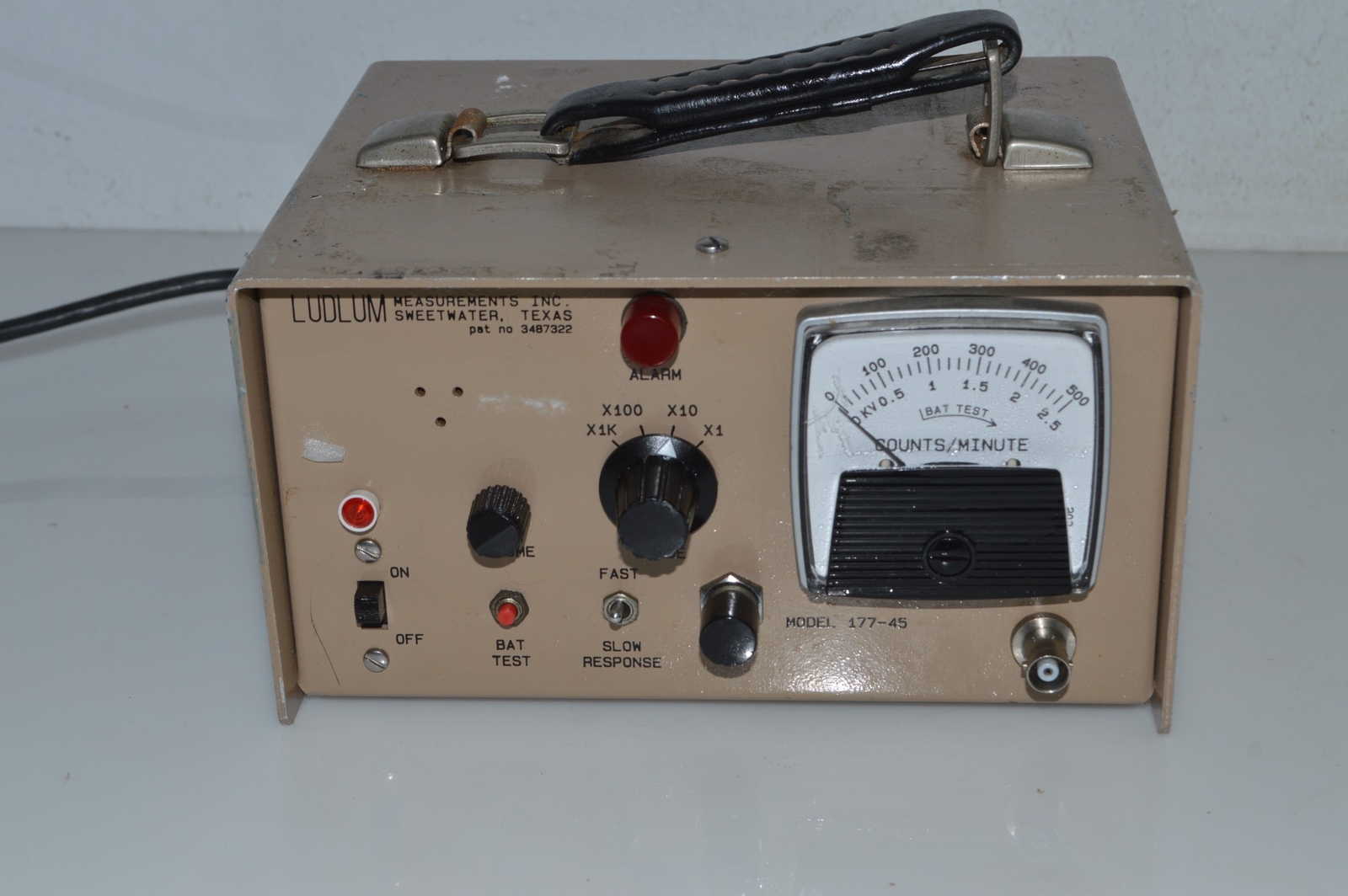 LUDLUM MEASUREMENTS INC MODEL 177-45 (GR17)