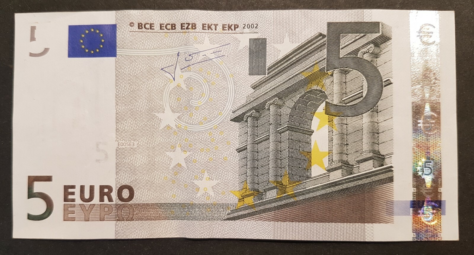 Netherlands (P) - Banknote - 5 Euro 2002 E005E3   - Signature TRICHET