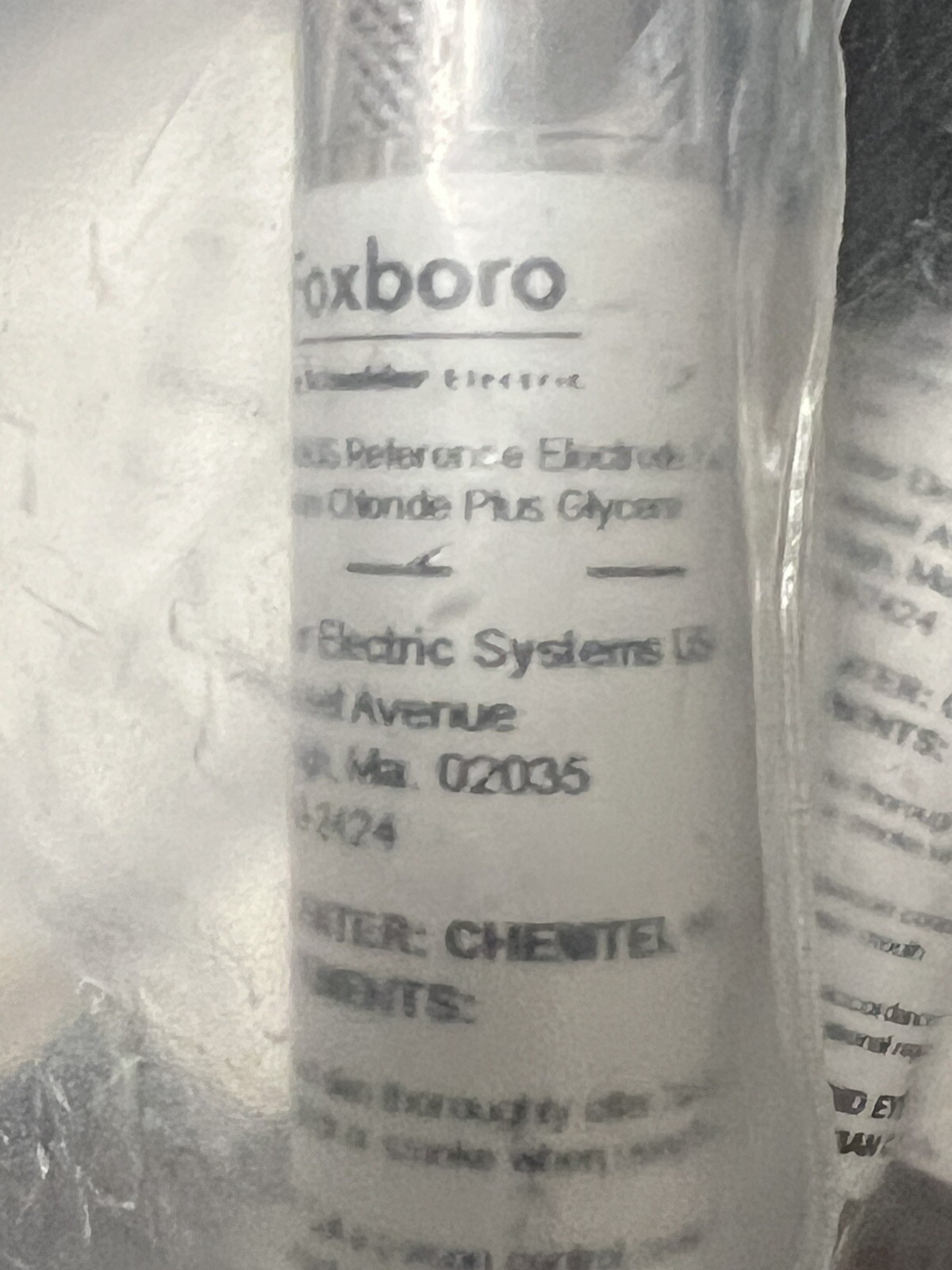 Foxboro pH Reference Electrode Solution 10 Piece Kit for 871 PH Probe New Sealed