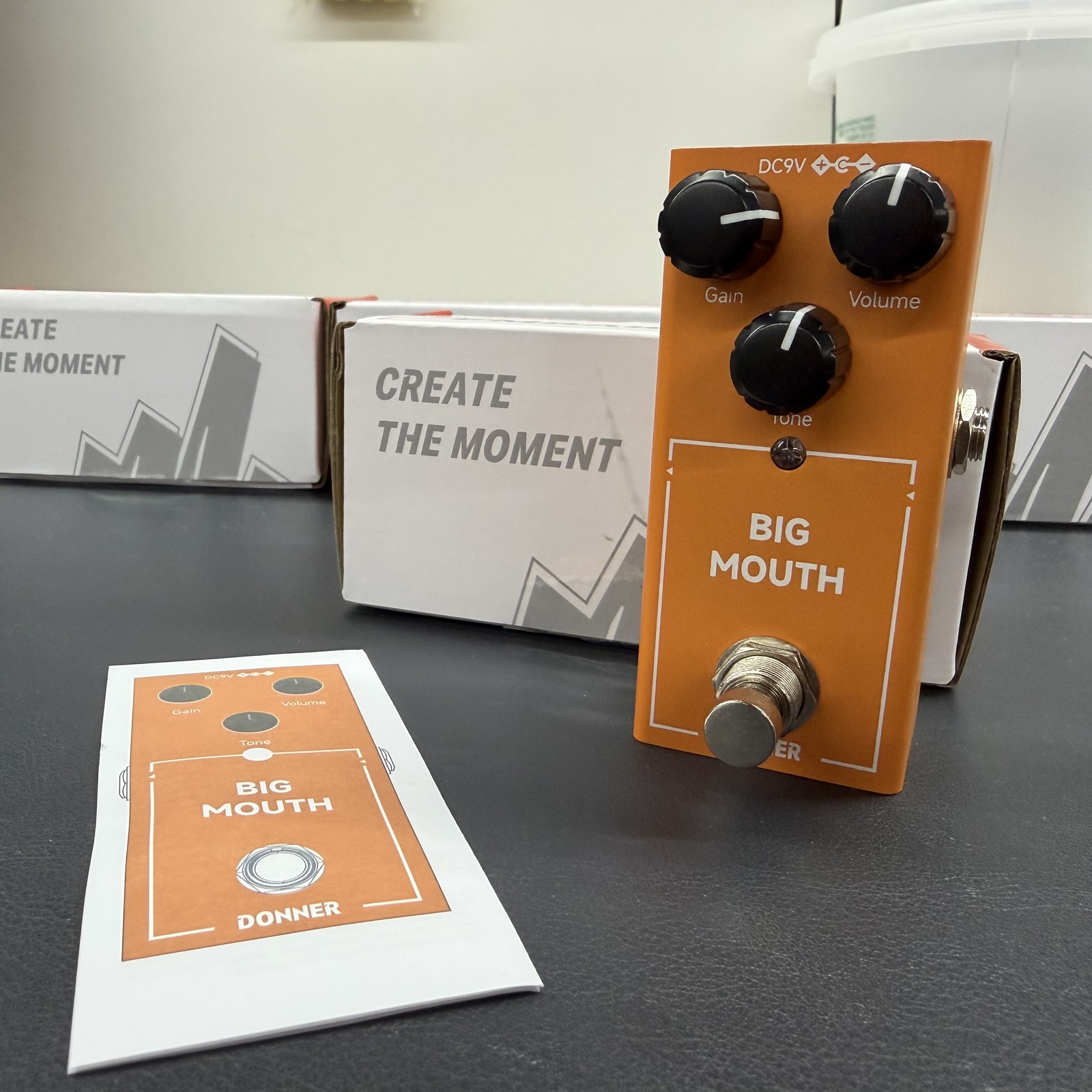 Donner Big Mouth Distortion Effects Pedal 2 Mode Classic Hyper Overdrive To Fuzz