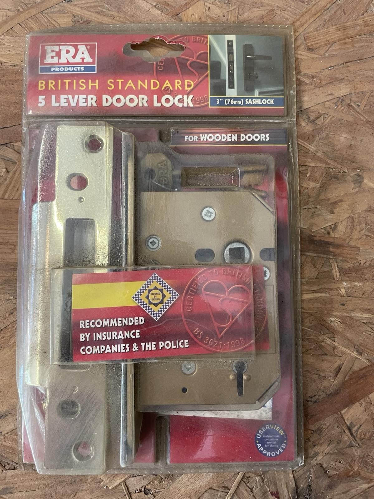 New Mortise Door Lock Set Chrome Finish