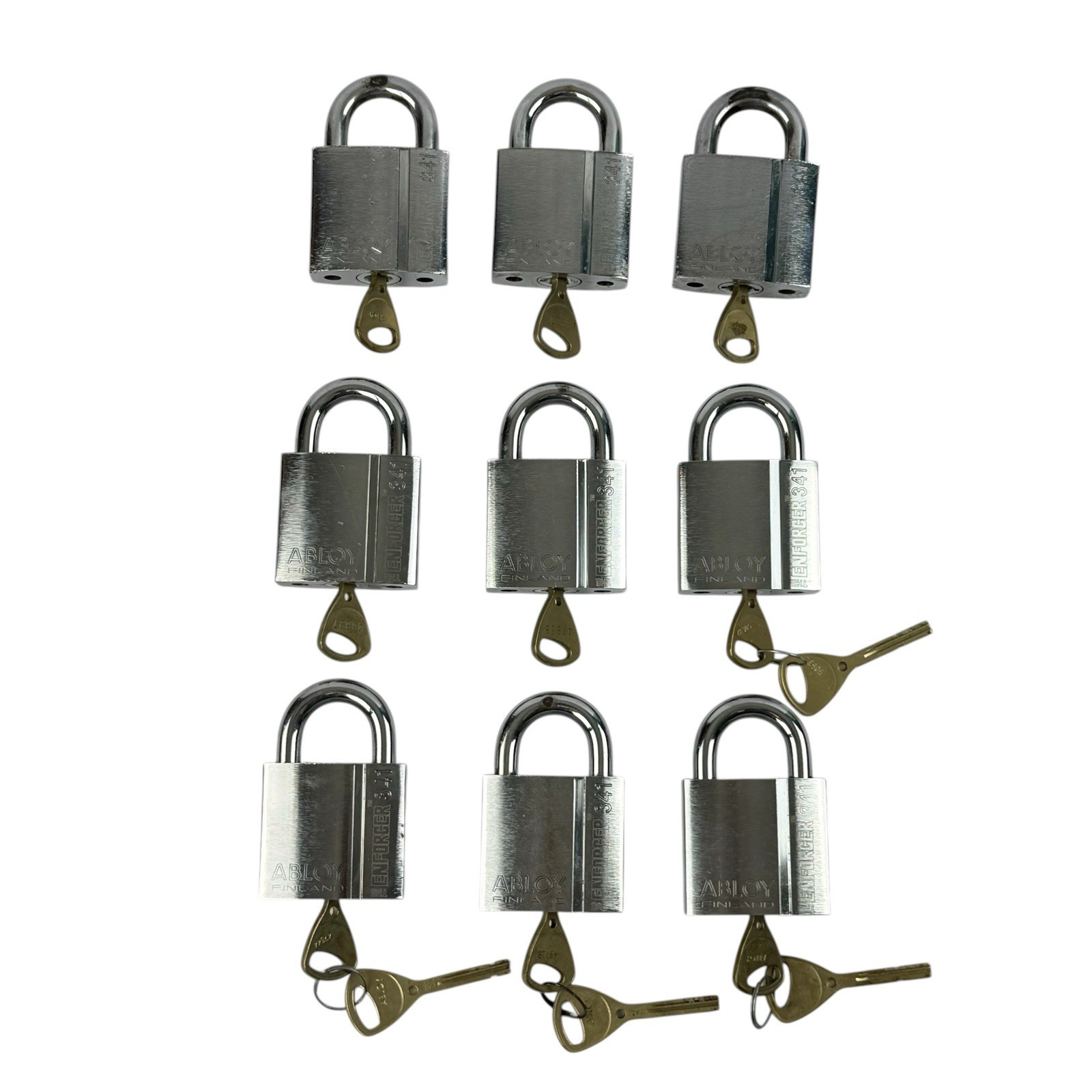 9 Abloy The Enforcer High Security Padlock #341 Used Tested Working