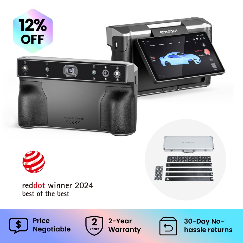 Revopoint MIRACO Plus 3D Scanner Handheld All-in-one 0.02mm 20Fps For 3D Print