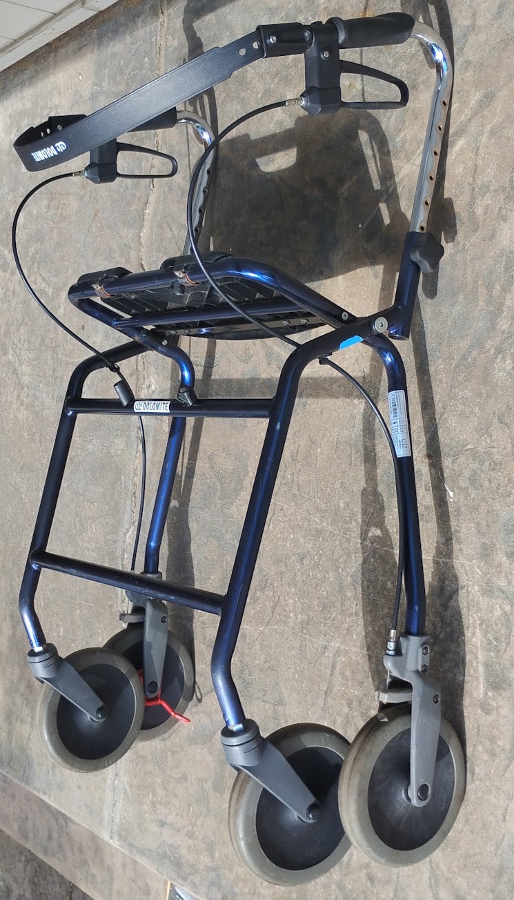 Dolomite Maxi + Plus 650 Rollator Walker Heavy Duty Rolling Bariatric 452 Lbs