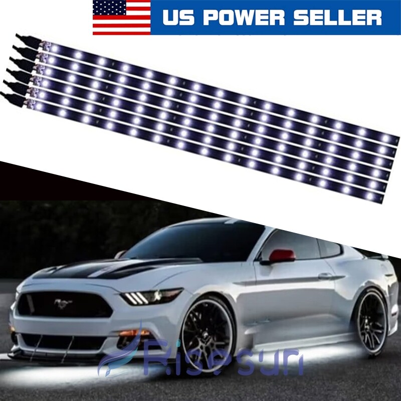 12V Tiras de Luz 15LED para Carros Coche Motos Camión Embarcación Luces Decor