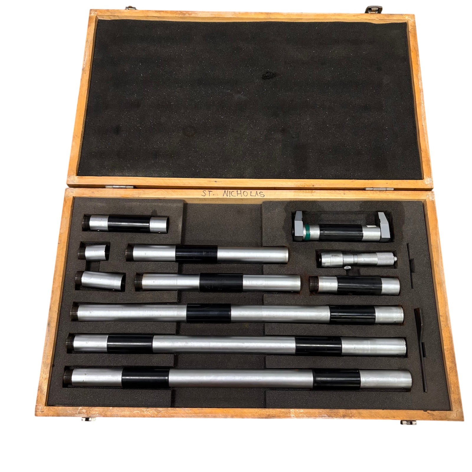 Fowler 52-243-480-1 Precision Inside Micrometer Set - 4" to 80"