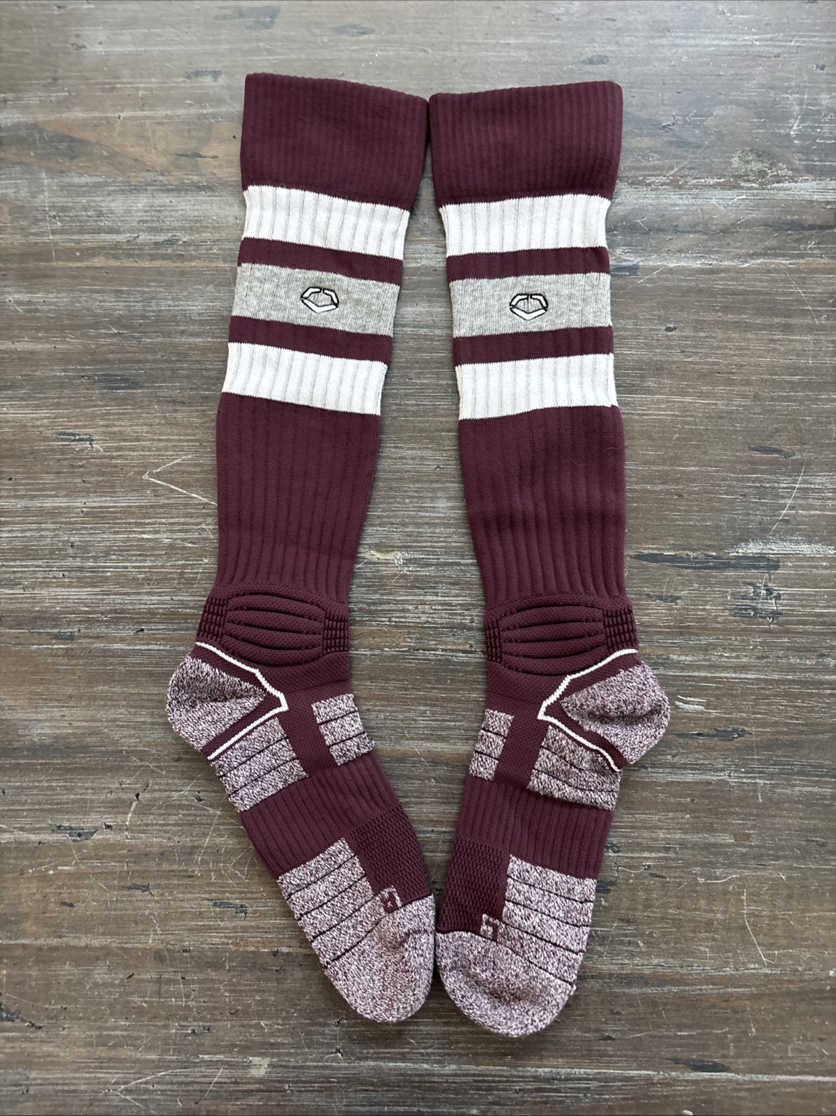 Evoshield Striped Baseball & Softball Game Socks WB60105 Size Small, Pair