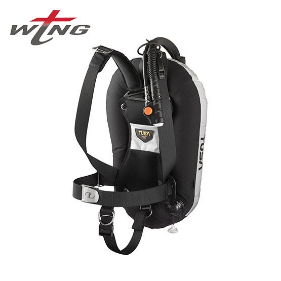 Tusa T-Wing Aluminum Harness, Back Inflate, Adjustable BC, Tech BCD (BC-0502-GR)