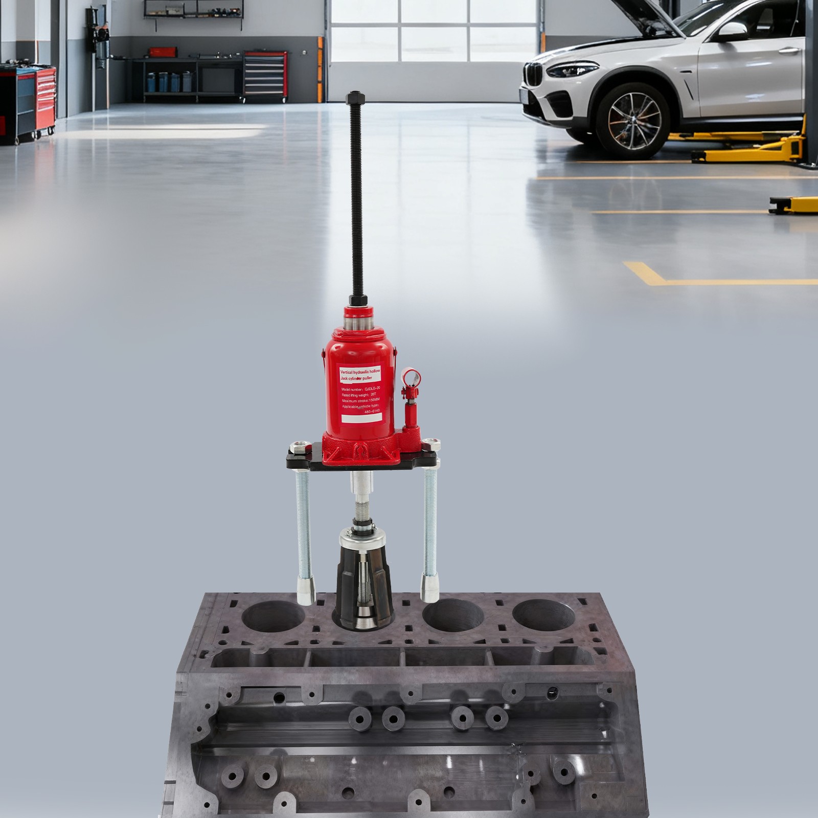 20T Hydraulic Cylinder Liner Puller Universal Hydraulic Cylinder Puller