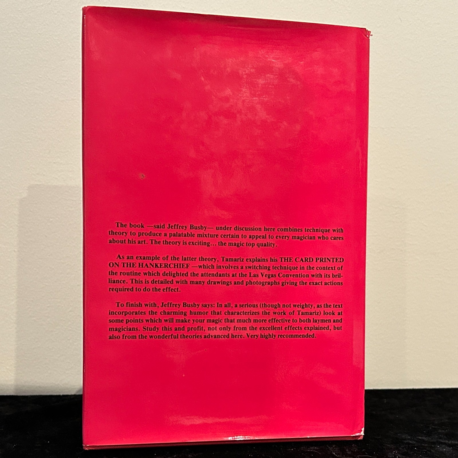 The Five Points in Magic - Juan Tamariz *RARE & SIGNED*