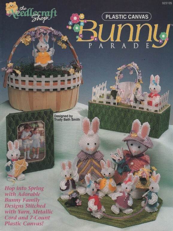 PLASTIC CANVAS BUNNY PARADE SUPER CUTE PROJECTS