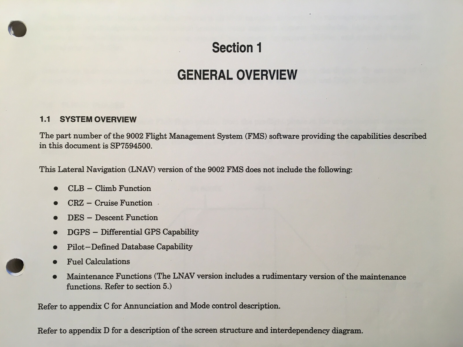 Interstate Electronics, Flight Management System Model 9002 Operator's Manual