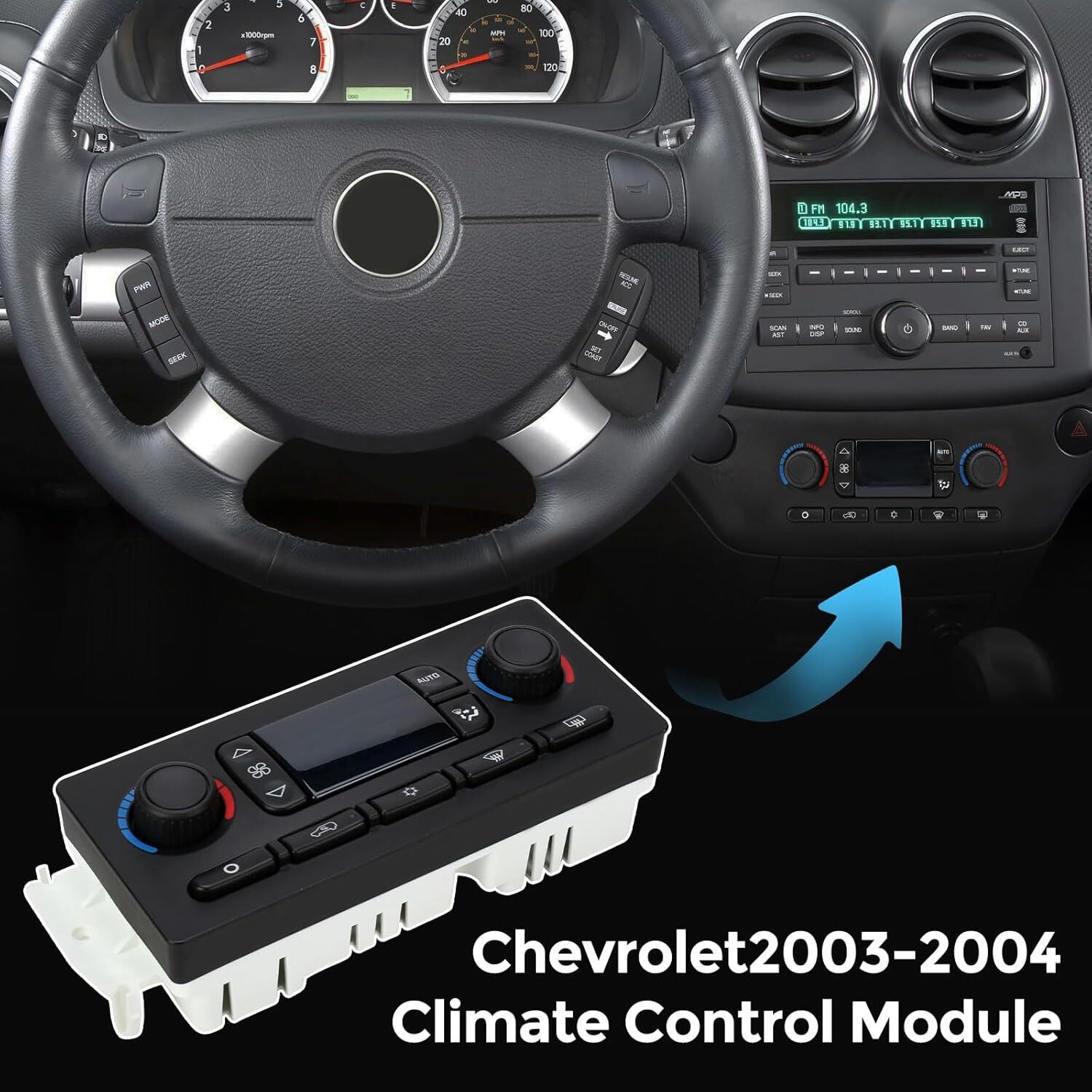 AC Heater Climate Temperature Control Module fit Chevy Silverado 1500/2500/3500