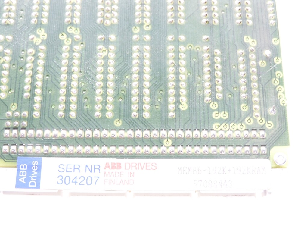 ABB MEM86-192K+192KRAM 57088443 UNMP