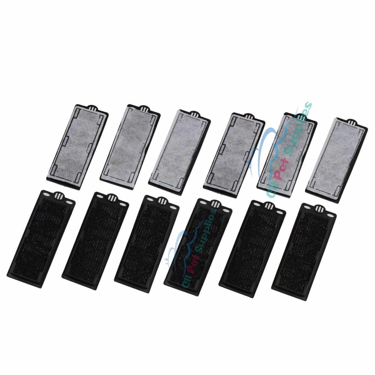 12 PCS Replacement Filter Cartridges for HOB Power Filter
