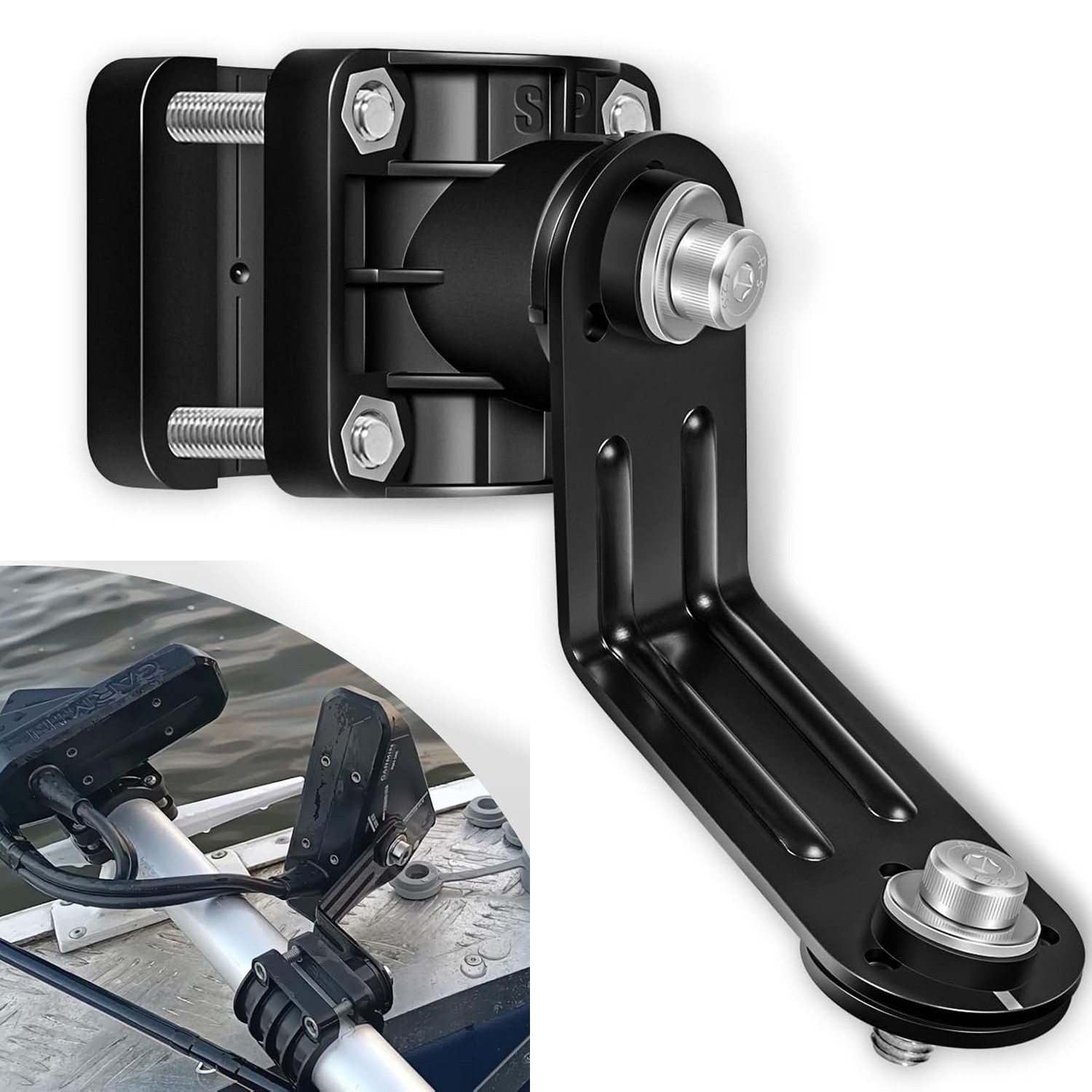 for Garmin Panoptix LiveScope Transducer Perspective Mode Mount 010-12970-00