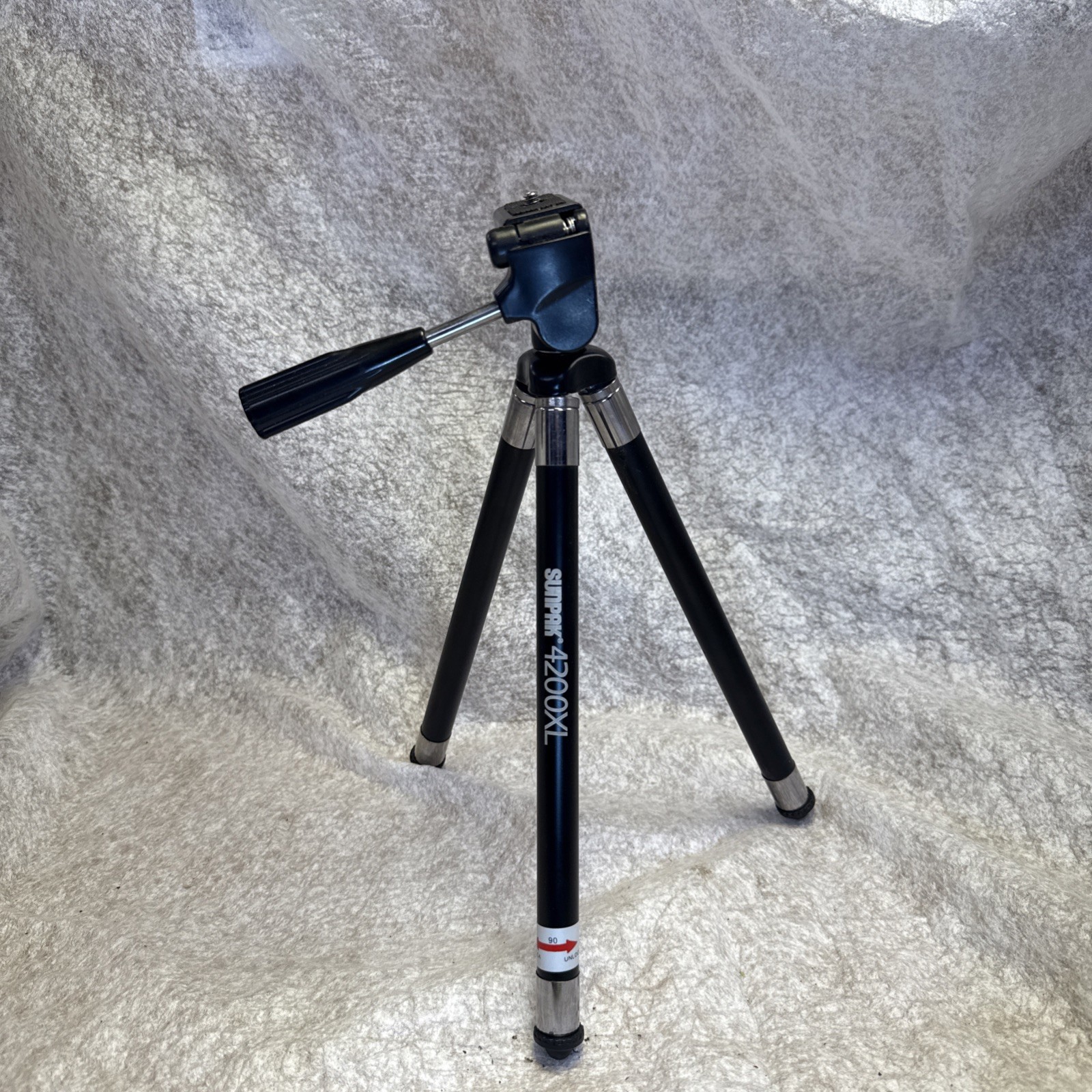 Sunpak 4200XL 13''- 42" Lightweight Travel Small Tripod Telescoping Legs