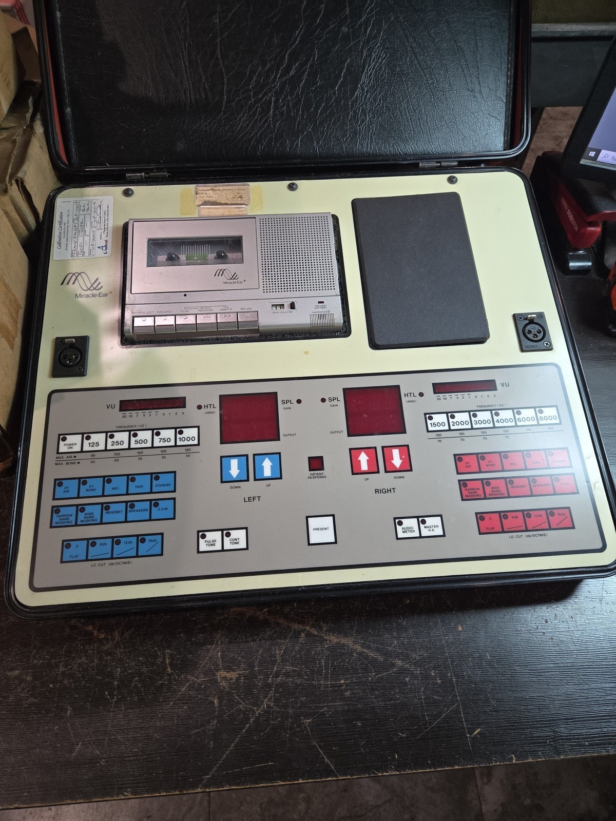 VINTAGE MIRACLE EAR MICROPROCESSOR AUDIOMETER GF AA CALIBRATED 2006 HEARING $299
