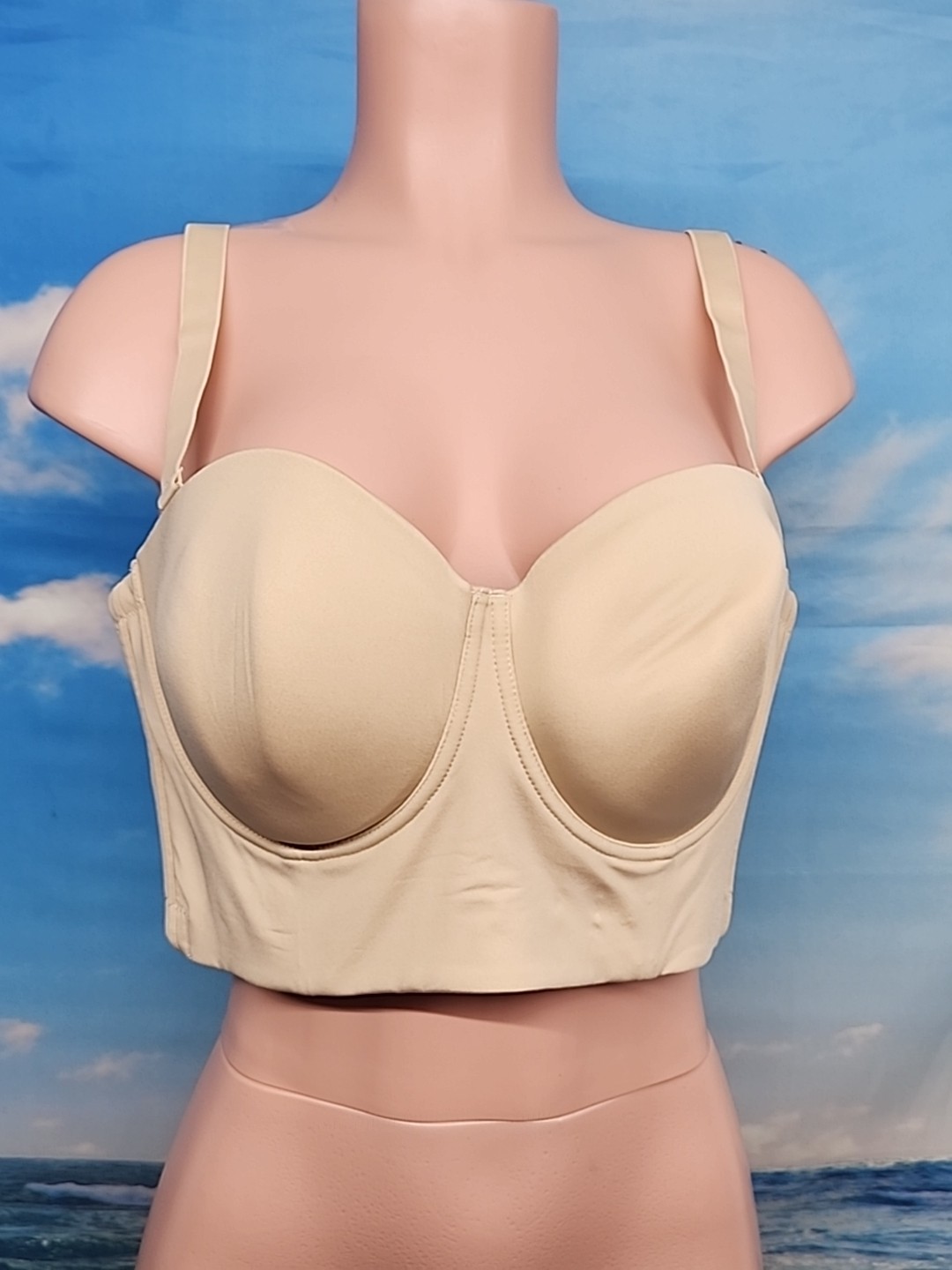 New Unbranded  Bra Size 38DDD Color Beige