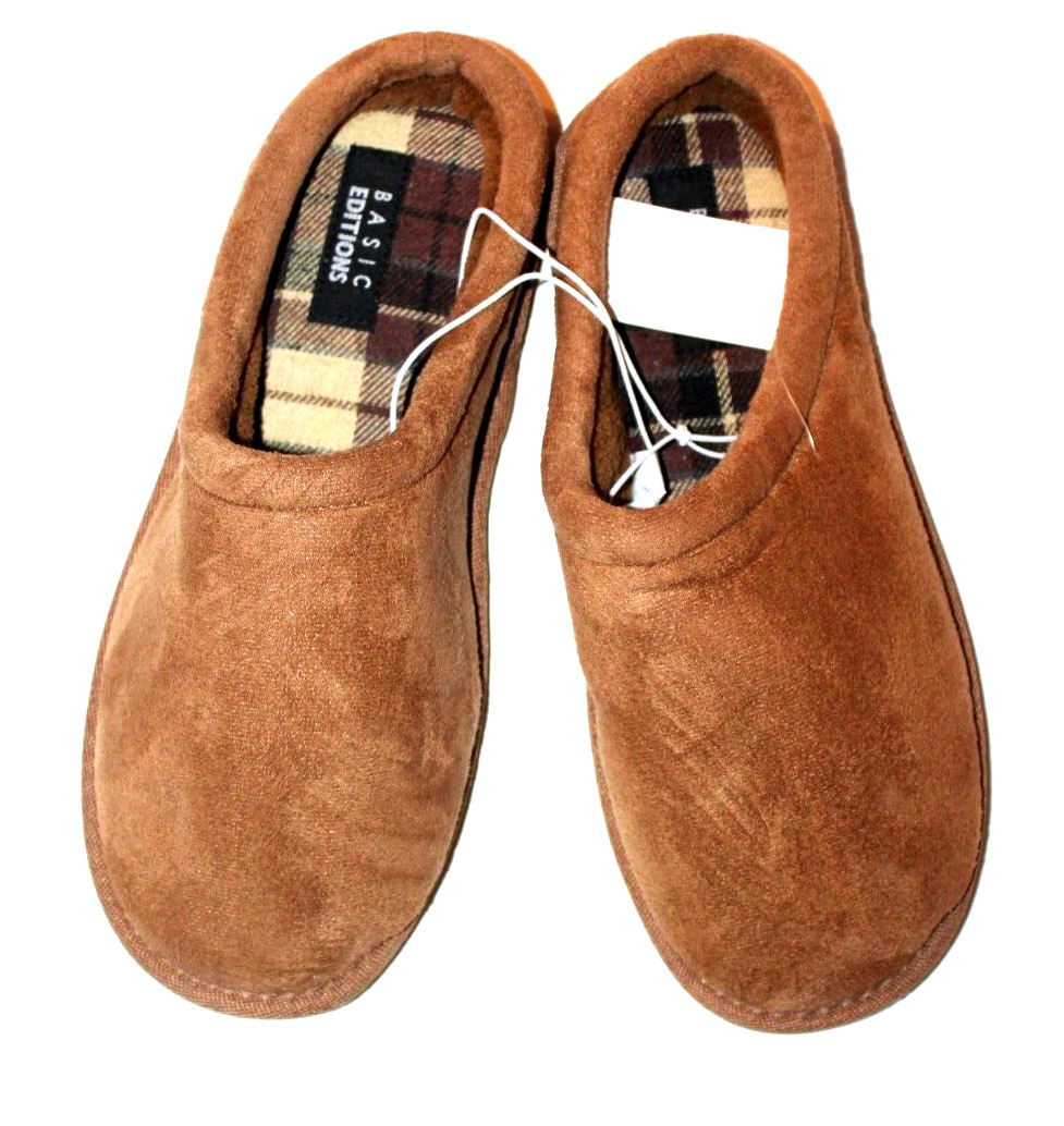 Basic Editions Men's Stooge Tan Slip-on Slippers #20306