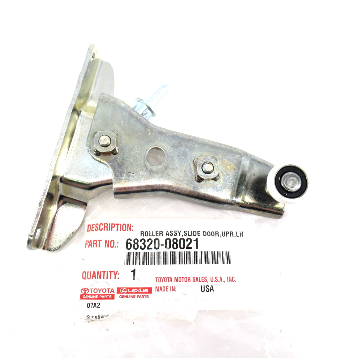 Genuine OEM Toyota 68320-08021 Driver LH Sliding Door Upper Roller 11-20 Sienna