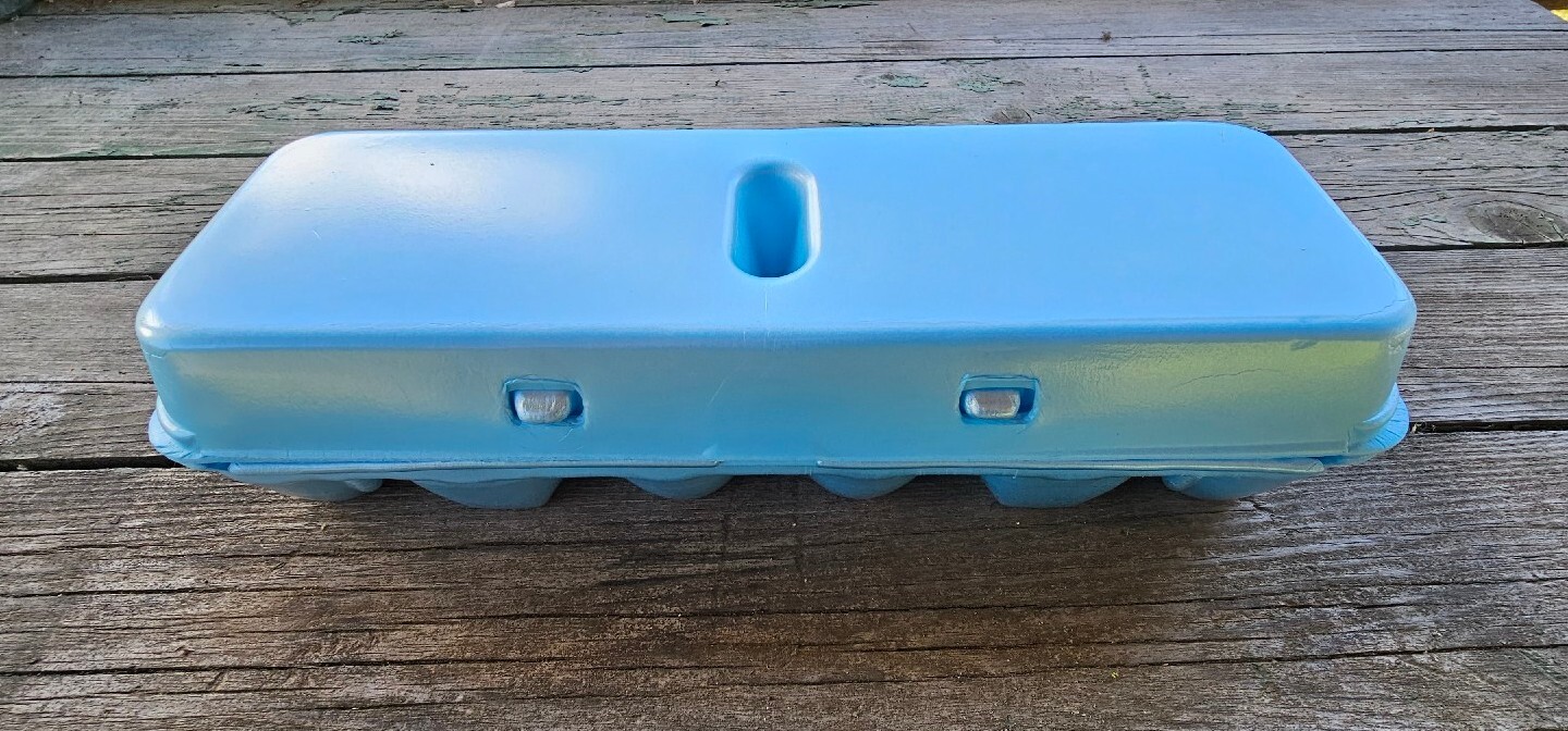 Styrofoam Bulk Egg Cartons (50 pack) Blue