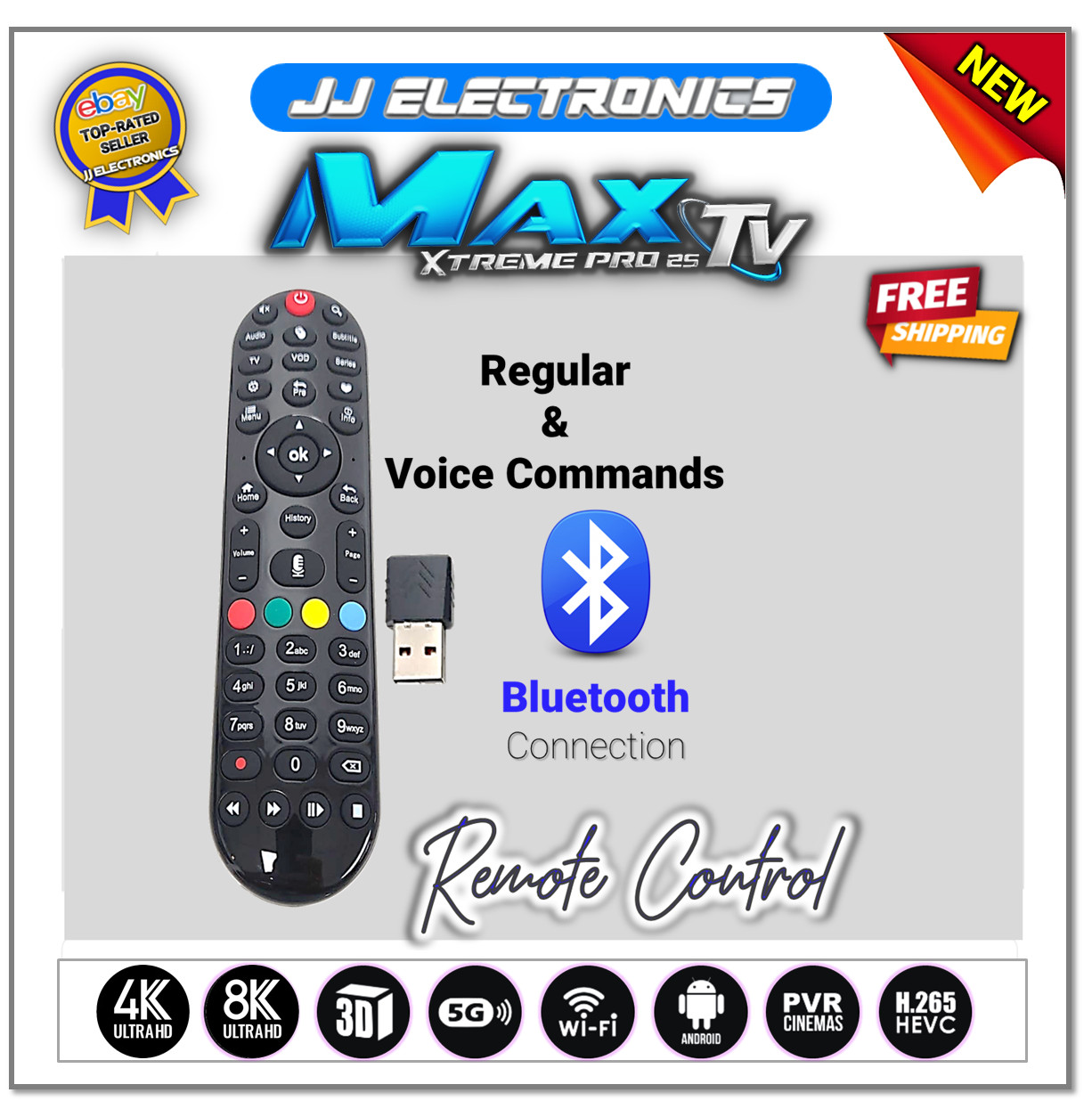 MaxTV Xtreme PRO 25 5G 8K 2025-2026 QUAD CORE 64BIT ANDROID Box MaxTV