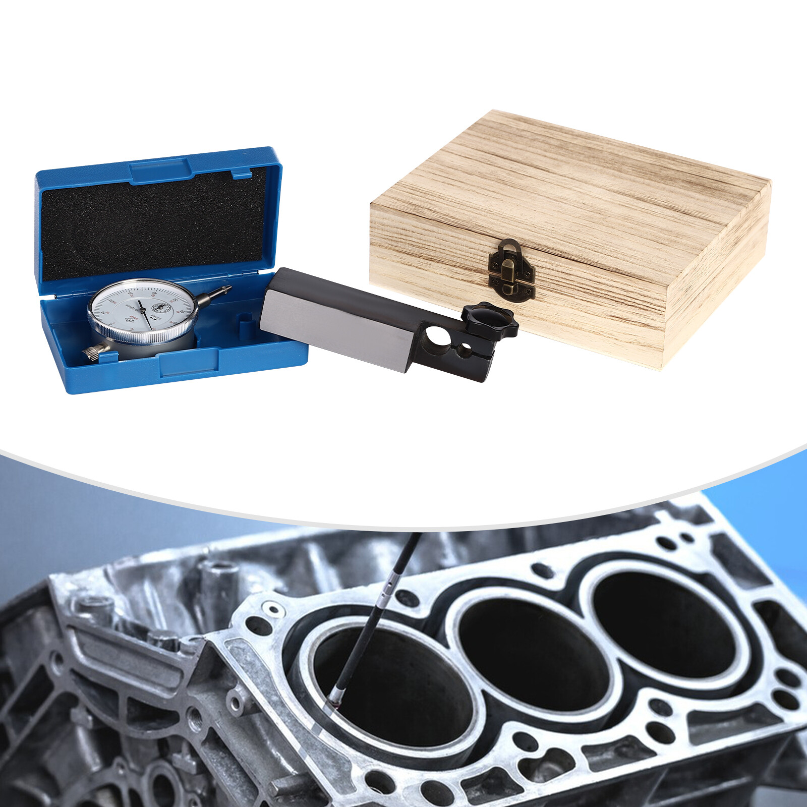 Cylinder Liner Protrusion Measurement Tool Dial Indicator For All Diesel Engines