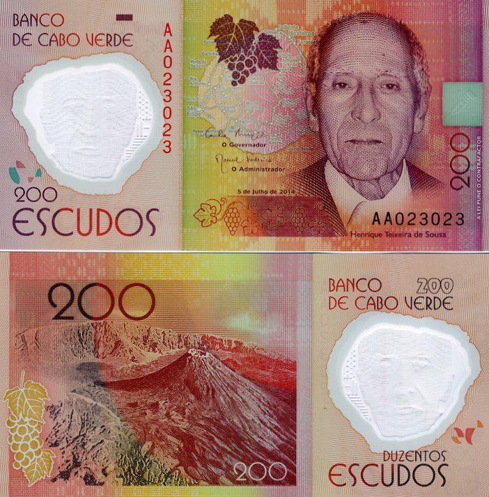Cape Verde, 200 Escudos, 2014 (2015), P-71, FIRST POLYMER,UNC