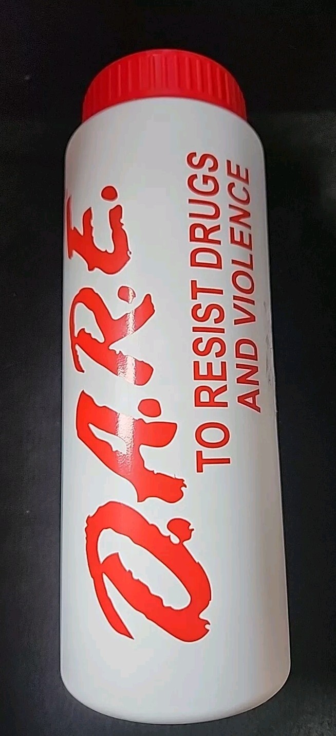 Vintage D.A.R.E Water Bottle,  RSB32, BPA Free Plastic 35 Oz Made In USA